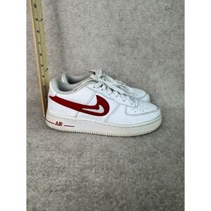 NIKE Air Force 1 GS White/University‎ Red DR7970-100 Youth 5Y DR7970-100